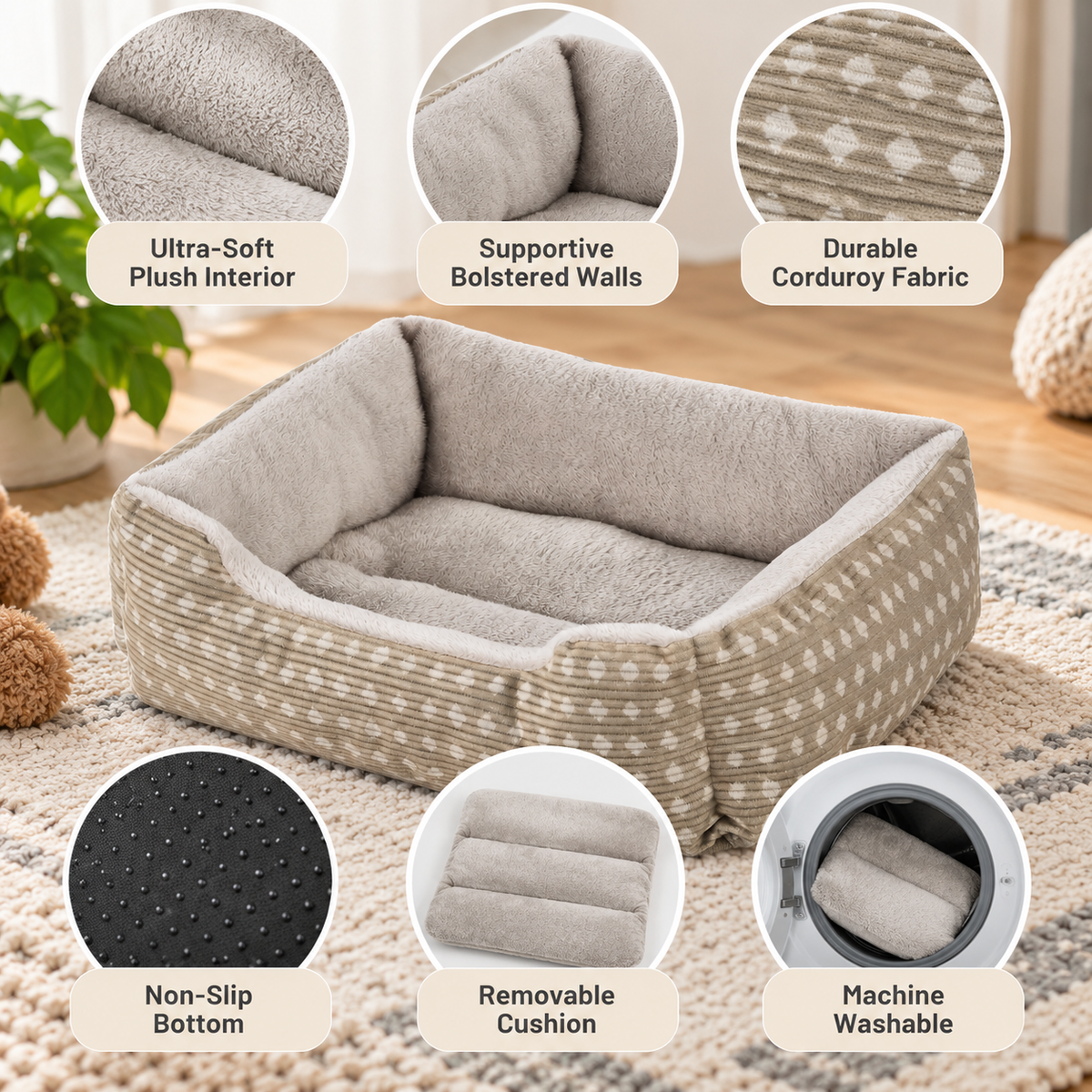 Cozy Cuddler Pet Bed
