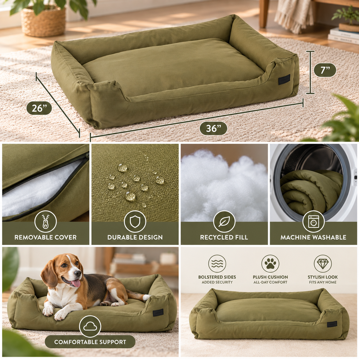Durable Sofa Pet Bed